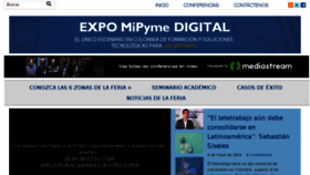 What Expomipymedigital.co website looked like in 2014 (9 years ago)