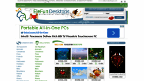 What Elefun-desktops.com website looked like in 2014 (9 years ago)