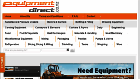 What Equipmentdirect.co.nz website looked like in 2014 (9 years ago)