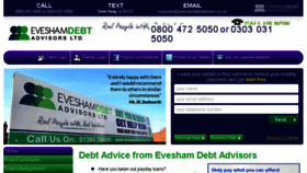 What Eveshamdebtadvisors.co.uk website looked like in 2014 (9 years ago)