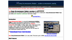 What Easy-screensaver-maker.com website looked like in 2014 (9 years ago)