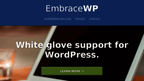What Embracewp.com website looked like in 2014 (9 years ago)