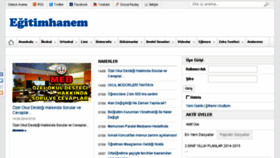 What Egitimhanem.com website looked like in 2014 (9 years ago)