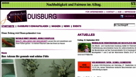What Einkaufen-in-duisburg.de website looked like in 2014 (9 years ago)