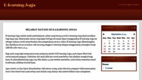 What Elearning-jogja.org website looked like in 2014 (9 years ago)