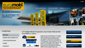 What Euromold.com website looked like in 2014 (9 years ago)