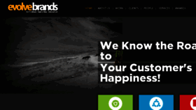 What Evolvebrands.com website looked like in 2014 (9 years ago)