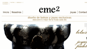 What Eme2unico.com website looked like in 2014 (9 years ago)