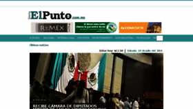What Elpunto.com.mx website looked like in 2014 (9 years ago)