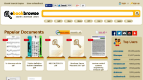 What Ebookbrowsee.net website looked like in 2014 (9 years ago)