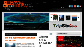 What Etravelblog.com website looked like in 2014 (9 years ago)