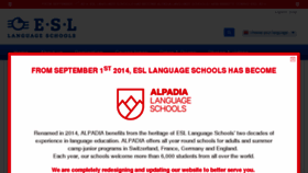 What Esl-schools.org website looked like in 2014 (9 years ago)