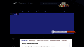 What Ezowymiar.pl website looked like in 2014 (9 years ago)