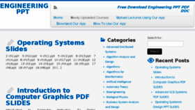 What Engineeringppt.net website looked like in 2014 (9 years ago)