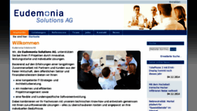 What Eudemonia-solutions.de website looked like in 2014 (9 years ago)