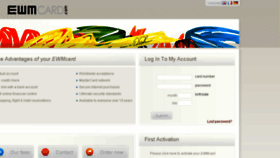 What Ewmcard.com website looked like in 2014 (9 years ago)