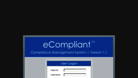 What Ecomplianceonline.com website looked like in 2014 (9 years ago)