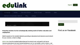What Edulink.co.nz website looked like in 2014 (9 years ago)