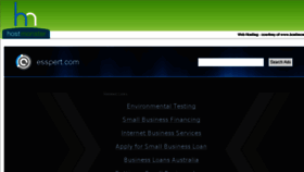 What Esspert.com website looked like in 2014 (9 years ago)
