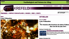 What Einkaufen-in-krefeld.de website looked like in 2014 (9 years ago)