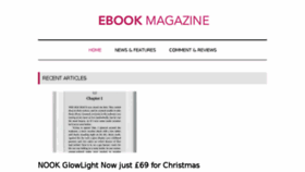 What Ebookmagazine.co.uk website looked like in 2014 (9 years ago)