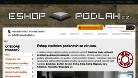 What Eshoppodlah.cz website looked like in 2014 (9 years ago)