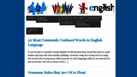 What Englishfunzone.com website looked like in 2014 (9 years ago)