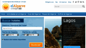 What Elalgarve.es website looked like in 2015 (9 years ago)