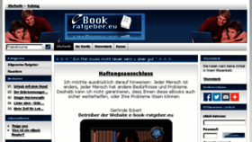 What E-book-ratgeber.eu website looked like in 2015 (9 years ago)