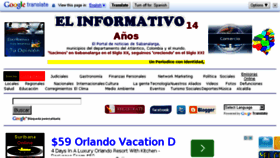 What Elinformativo.org website looked like in 2015 (9 years ago)