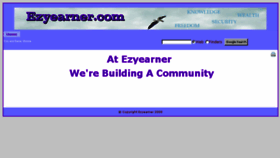 What Ezyearner.com website looked like in 2015 (9 years ago)