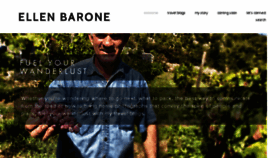 What Ellenbarone.com website looked like in 2015 (9 years ago)