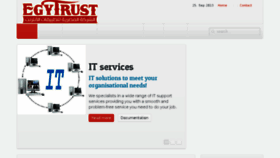 What Egytrust.com website looked like in 2015 (9 years ago)