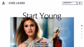 What Esteelauder.com.sg website looked like in 2015 (9 years ago)