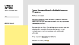 What Erdoganozturk.com.tr website looked like in 2015 (9 years ago)