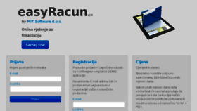 What Easyracun.com website looked like in 2015 (9 years ago)