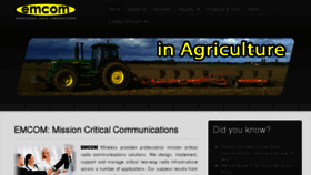 What Emcom.co.za website looked like in 2015 (10 years ago)