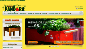 What Elhuertodepandora.com website looked like in 2015 (9 years ago)