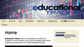 What Educationaltrading.com website looked like in 2015 (9 years ago)