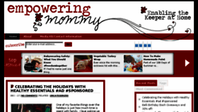 What Empoweringmommy.com website looked like in 2015 (9 years ago)