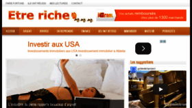 What Etre-riche.fr website looked like in 2015 (9 years ago)
