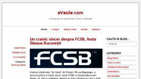 What Evasile.com website looked like in 2015 (9 years ago)