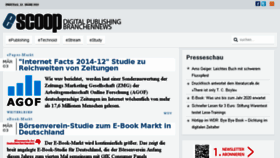 What Ebookbranche.de website looked like in 2015 (9 years ago)