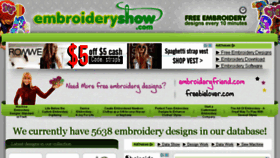 What Embroideryshow.com website looked like in 2015 (9 years ago)