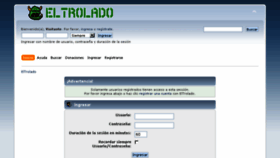 What Eltrolado.com website looked like in 2015 (9 years ago)