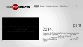 What Ecommondays.com website looked like in 2015 (9 years ago)