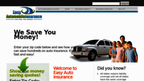 What Easyautomobileinsurance.com website looked like in 2015 (9 years ago)