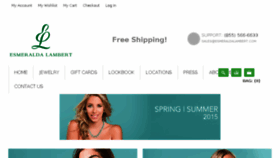 What Esmeraldalambert.com website looked like in 2015 (9 years ago)