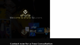 What Eforte.net website looked like in 2015 (9 years ago)