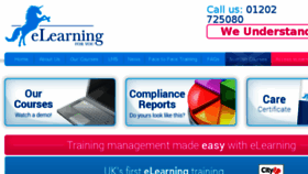 What Elearningforyou.co.uk website looked like in 2015 (9 years ago)